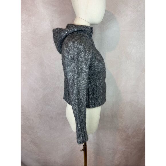 Y2K Gray Mohair & Angora Wool Blend Sweater - Picture 7 of 10
